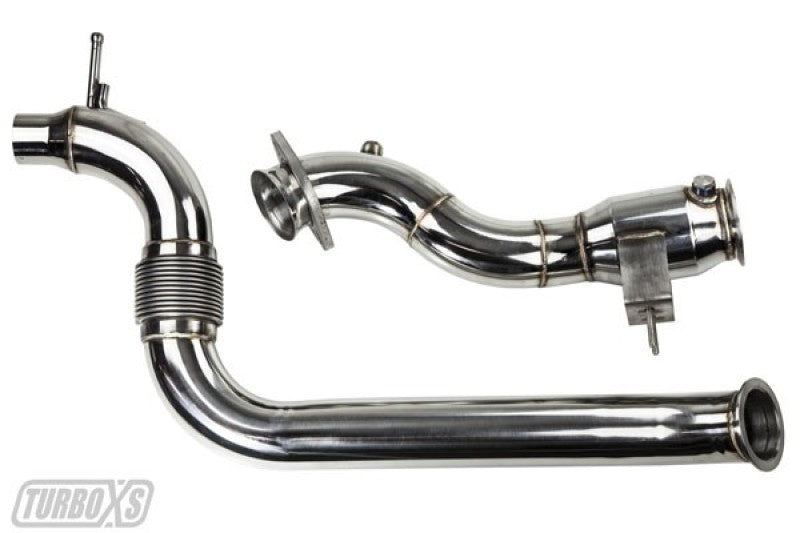 Turbo XS 2015+ Ford Mustang Ecoboost Downpipe w/ High Flow Catalytic Converter - Mammoth Racing -