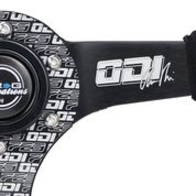 NRG Reinforced Steering Wheel (350mm / 3in. Deep) Odi Bakchis Signature Solid Spokes Alcantara - My Store