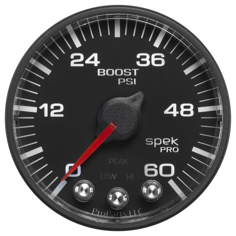 Autometer Spek-Pro 52.4mm 0-60 PSI Digital Stepper Motor Boost Gauge - My Store