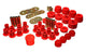 Energy Suspension 72-85 Dodge/Plymouth 1/2 & 3/4 Ton S/C Pickup Red Hyper-Flex Master Bushing Set - My Store