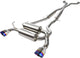 aFe Takeda 2-1/2in 304SS Cat-Back Exhaust Infiniti G37 08-13/Q60 14-15 V6-3.7 w/ Blue Flame Tips - Mammoth Racing -