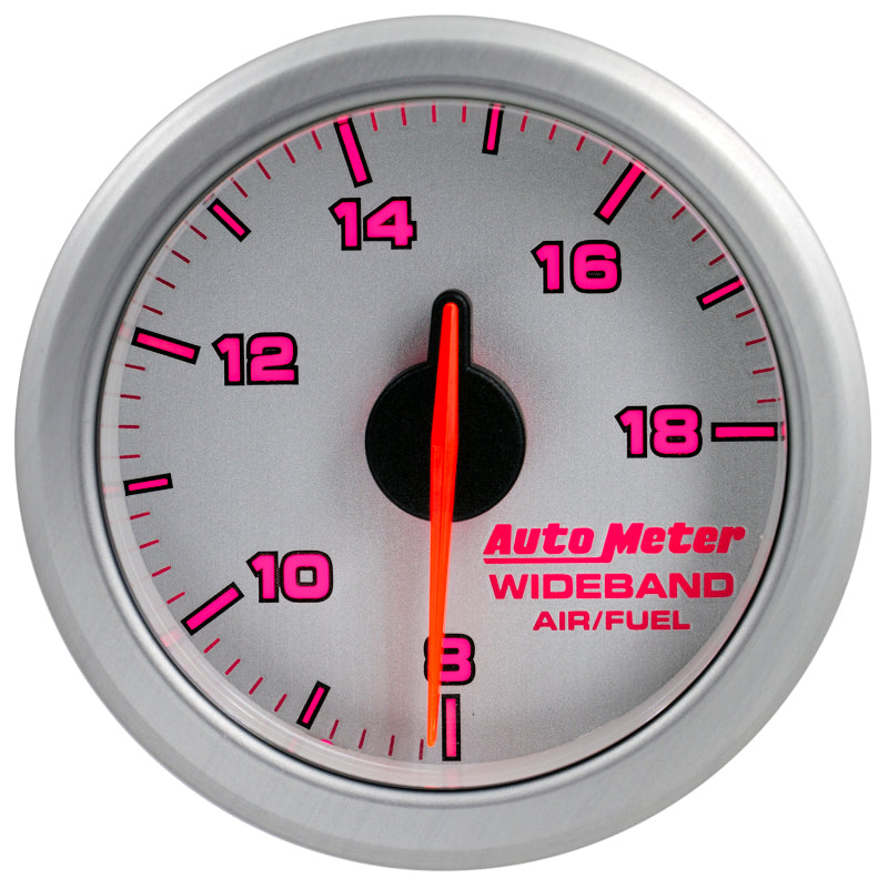 Autometer Airdrive 2-1/6in Wideband Air / Fuel Gauge 10:1-17:1 ARF Range - Silver - My Store