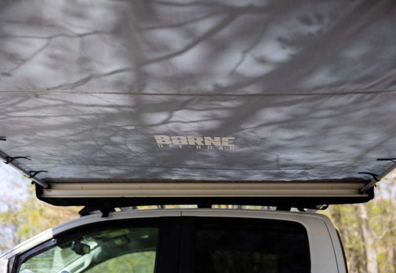 Mishimoto Borne Rooftop Awning 79in L x 98in D Grey - Mammoth Racing -