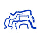 Mishimoto 99-05 Volkswagen Golf 1.8T Blue Silicone Hose Kit - Mammoth Racing -