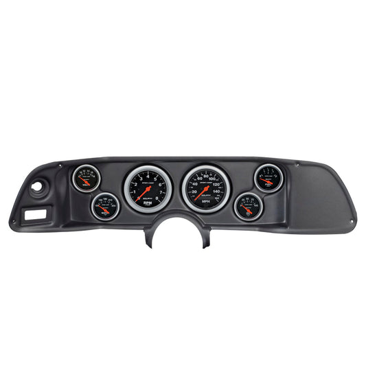 Autometer Sport-Comp 70-78 Camaro Dash Kit 6pc Tach / MPH / Fuel / Oil / Wtmp / Volt - My Store