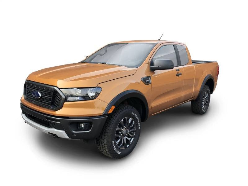 Bushwacker 2019 Ford Ranger Extended Cab / Crew Cab Pickup OE Style Fender Flares 4pc - Black - Mammoth Racing -