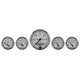 Autometer American Platinum 5 Piece Kit (Elec Speed/Oil Press/Water Temp/Volt/Fuel Level) - My Store