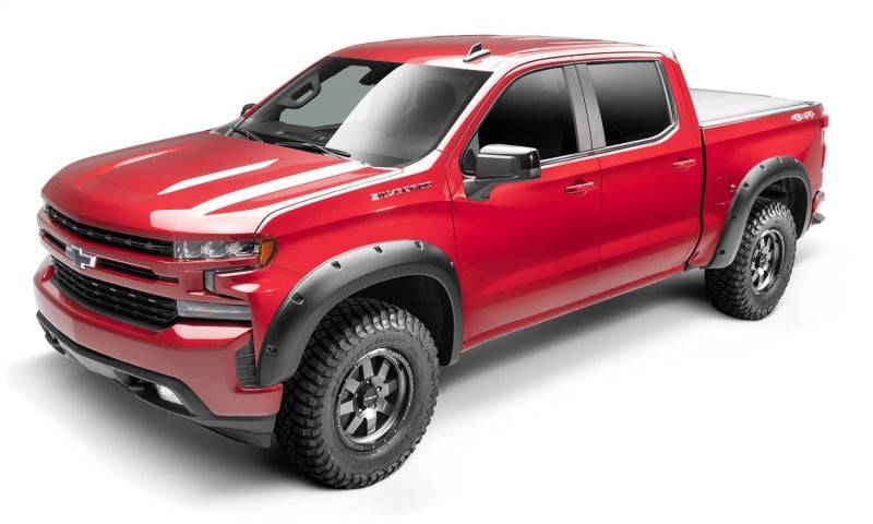 Bushwacker Chevy 16-18 1500 / 15-19 2500/2300 Forge Style Flares 4pc - Black - Mammoth Racing -