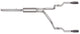 Gibson 05-07 Dodge Dakota Laramie 3.7l 2.5in Cat-Back Dual Split Exhaust - Stainless - Mammoth Racing -