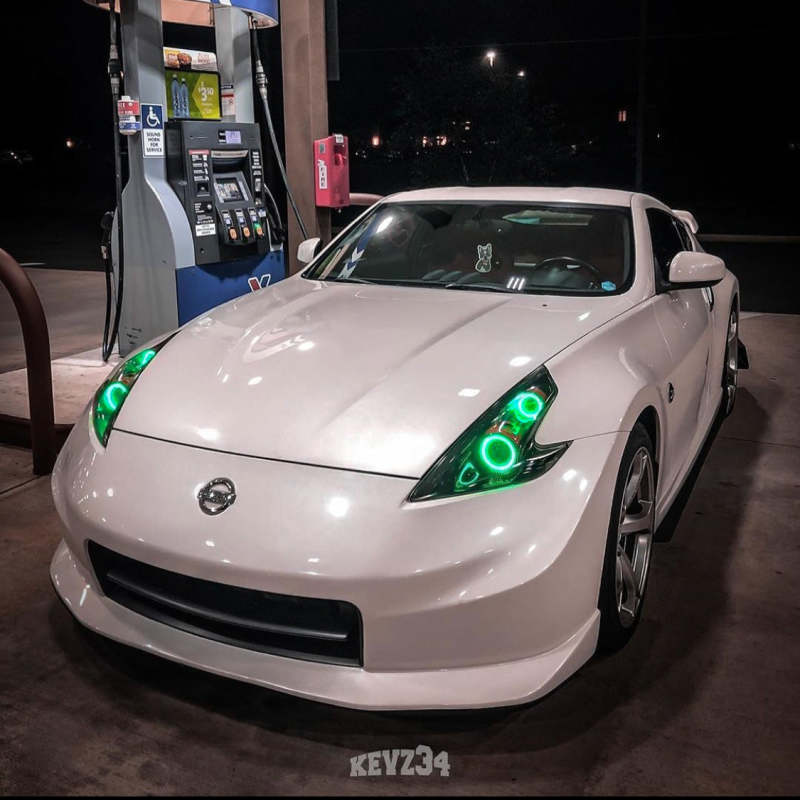 Oracle Nissan 370 Z 09-20 LED Dual Halo Kit - Red - Mammoth Racing -