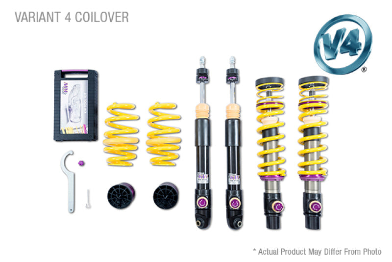 KW Coilover Kit V4 Porsche 911 (992) Carrera 2/2S Coupe w/o or w/ original lift system w/ PASM - Mammoth Racing -