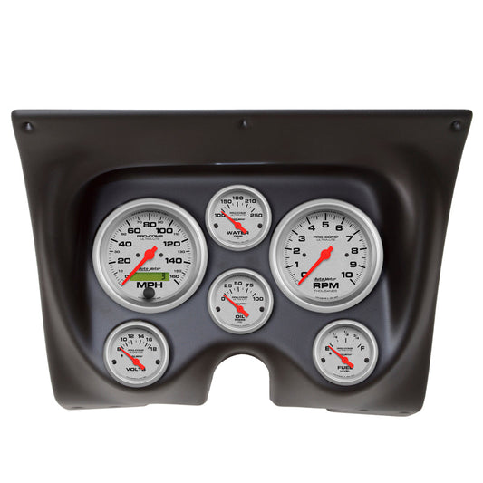 Autometer Ultra-Lite 67-68 Camaro/Firebird Dash Kit 6pc Tach / MPH / Fuel / Oil / Wtmp / Volt - My Store