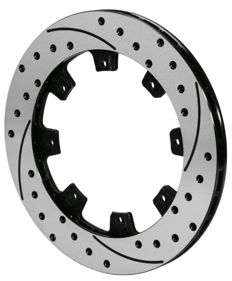 Wilwood Rotor-UL32 Iron Lh-srp BLK Drl 12.19 x .810 - 8 on 7.00in - My Store