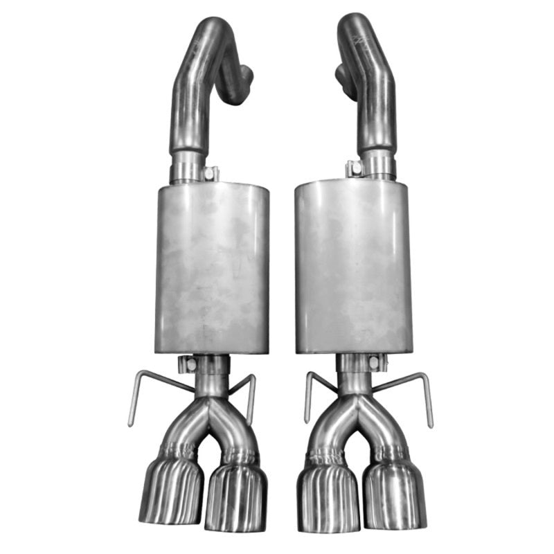 Kooks 05-08 Chevy Corvette C6 Ls2/ls3 6.0l/6.2l OEM x 2 1/2in Axleback w/Pol tips - Mammoth Racing -