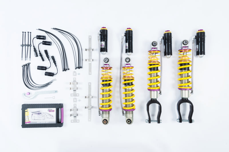 KW Coilover Kit V4 Bundle Audi R8 (4S) Coupe/Spyder w/ Magnetic Ride - Mammoth Racing -