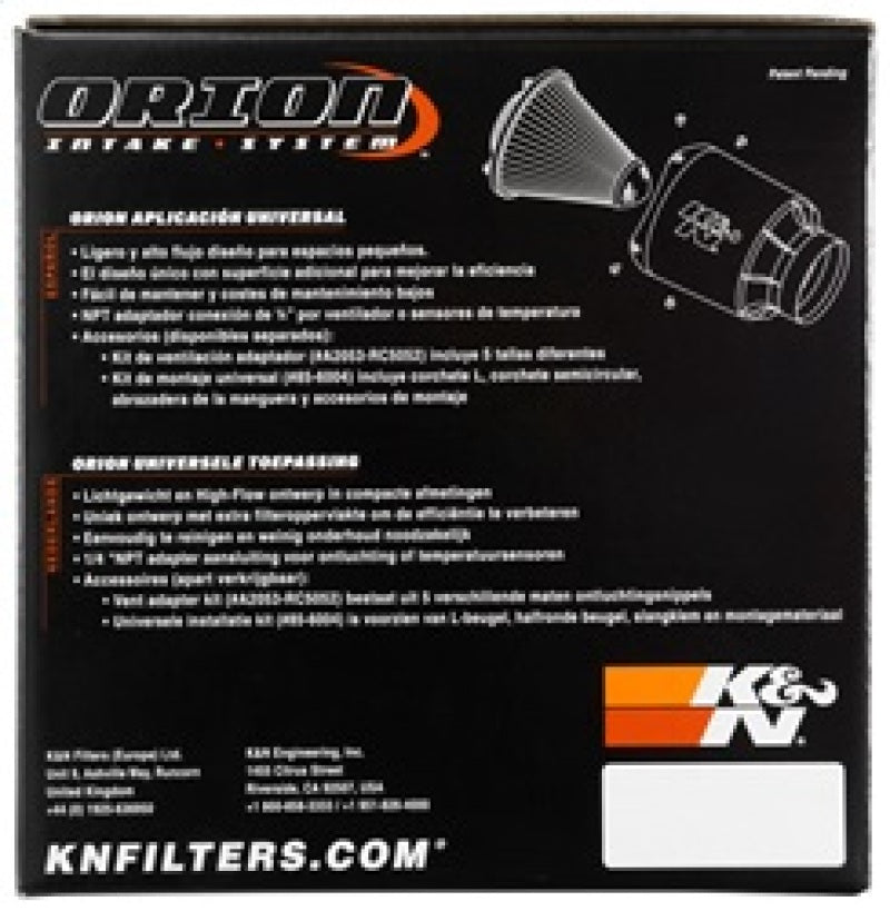 K&N Orion Universal Air Cleaner Assembly - Mammoth Racing -