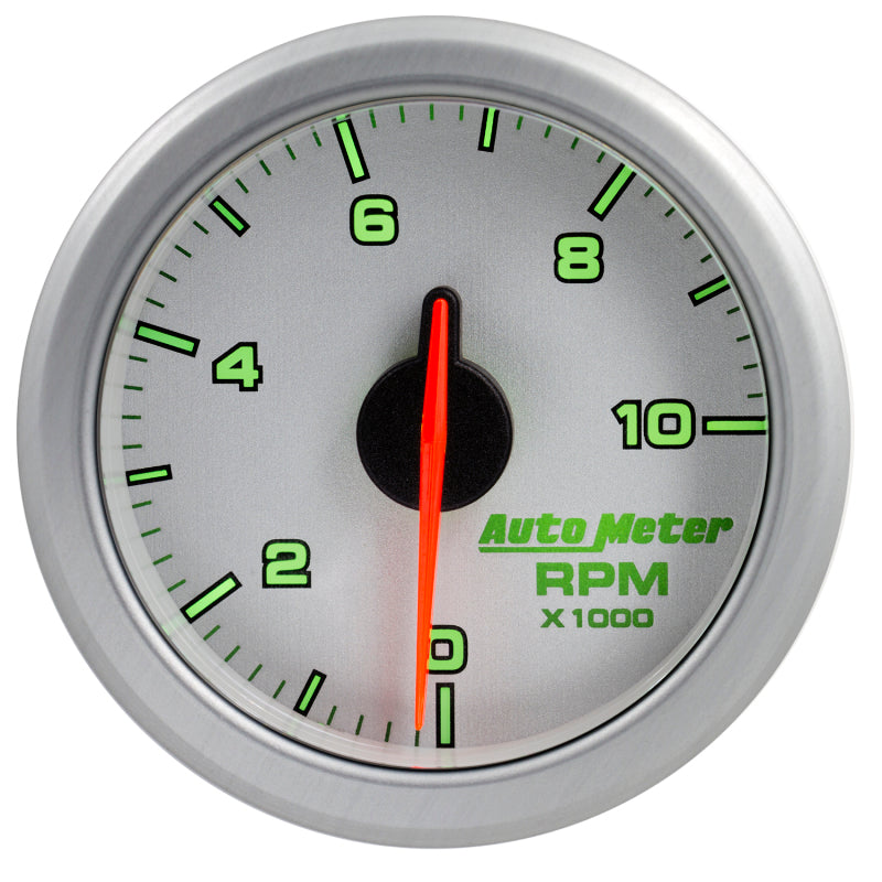 Autometer Airdrive 2-1/6in Tachometer Gauge 0-10k RMP - Silver - My Store