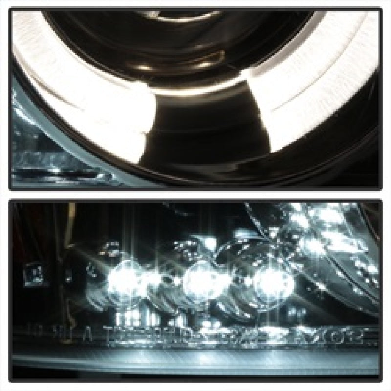 Spyder GMC Sierra 1500/2500/3500 99-06 Projector Headlights LED Halo LED Chrome PRO-YD-CDE00-HL-C - Mammoth Racing -