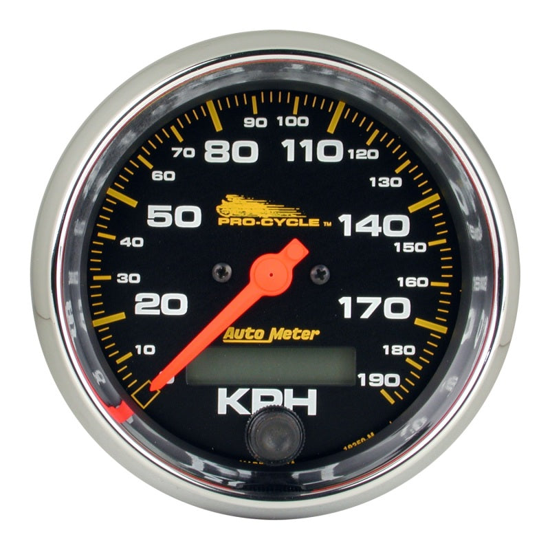 Autometer Pro-Cycle Gauge Speedo 3 3/4in 120 Mph Elec Black - My Store