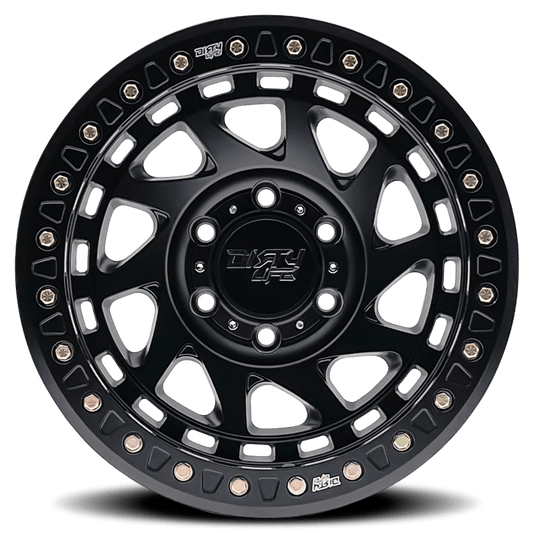Dirty Life 9313 Enigma Race 17x9 / 5x127 BP / -12mm Offset / 78.1mm Hub Matte Black Wheel