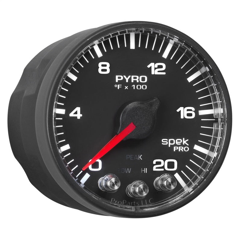 Autometer Spek-Pro 52.4mm 0-2000f Digital Stepper Motor Pyrometer Gauge - My Store