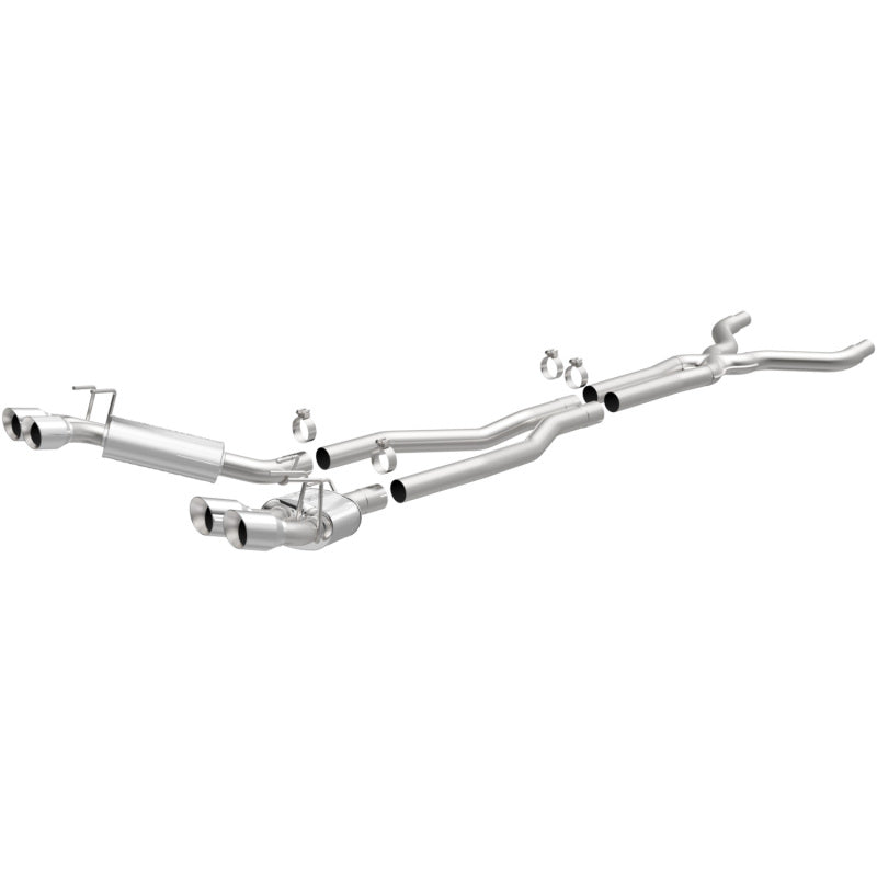 MagnaFlow 13 Chevy Camaro V8 6.2l S/C Quad Split Rear Exit Cat Back Perf Exhaust - Mammoth Racing -