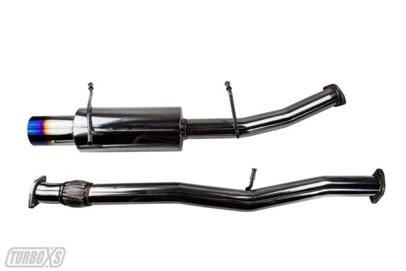 Turbo XS 02-07 WRX-STi Catback Exhaust Blued Tips - Mammoth Racing -