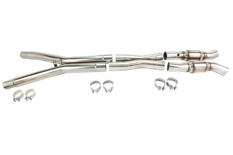 Kooks 05-08 Chevy Corvette C6 Ls2/ls3 6.0l/6.2l 3in x 2.5in Green Cat SS X-Pipe Kooks HDR Req - Mammoth Racing -