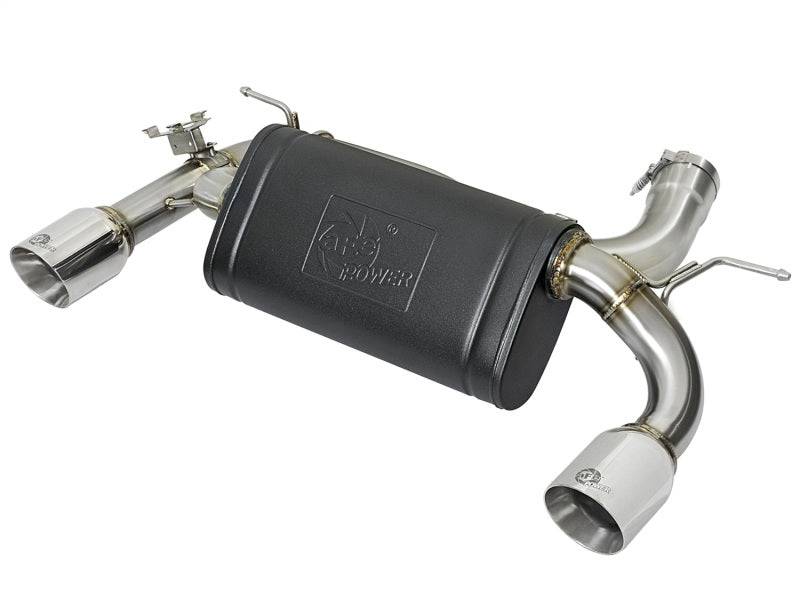 aFe MACHForce XP 16-17 BMW 340i/iX 440i/iX L6-3.0L (t) SS Axle-Back Exhaust w/Polished Tips - My Store