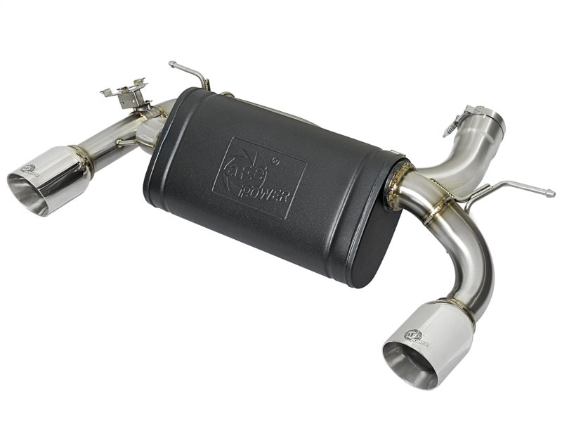 aFe MACHForce XP Exhausts Axle-Back 12-15 BMW 335i 3.0T (SS w/Polished Tips) - Mammoth Racing -