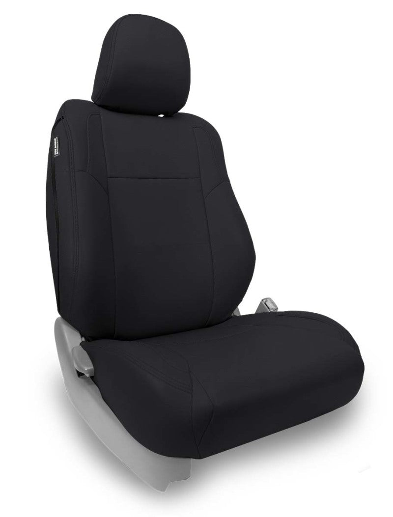 PRP 12-15 Toyota Tacoma Front Seat Covers/ Fold Flat Edition (Pair) - All Black - Mammoth Racing -