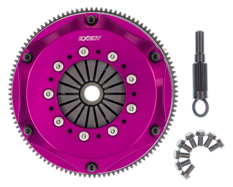 Exedy 1989-1994 Nissan 240sx Hyper Twin Cerametallic Clutch Sprung Center Disc Push Type Cover - Mammoth Racing -