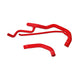 Mishimoto 01-05 Chevy Duramax 6.6L 2500 Red Silicone Hose Kit - Mammoth Racing -