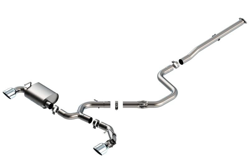 Borla 19-20 Hyundai Veloster N 2.0L I4 MT FWD 2DR 3in ATAK CatBack Exhaust w/ SS Tips - Mammoth Racing -