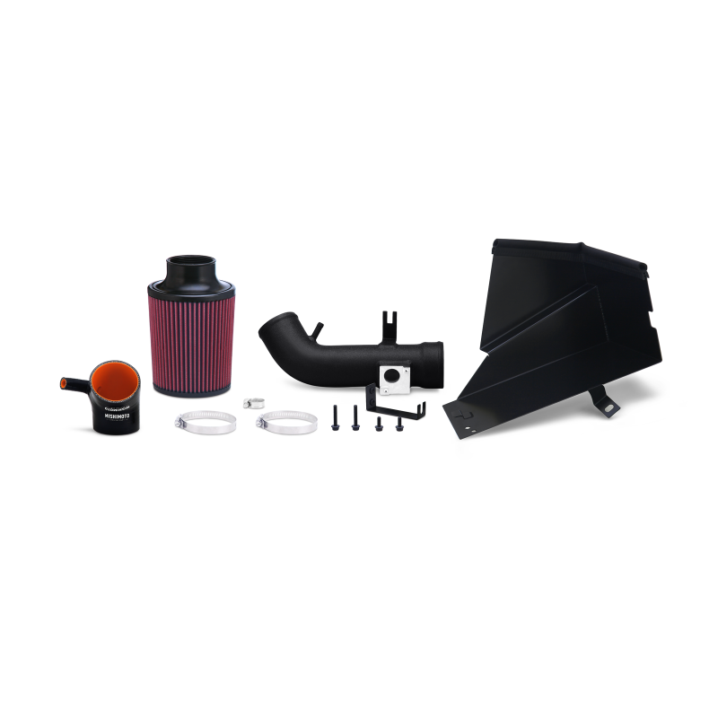 Mishimoto 06-11 Honda Civic Si Performance Air Intake w/ Heat Shield - Wrinkle Black - Mammoth Racing -