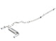 Borla 16-17 Ford Focus RS 2.3L MT Round Angle-Cut Tips Split Rear Exit ATAK Catback Exhaust - My Store