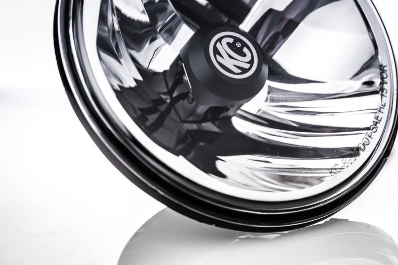 KC HiLiTES 07-18 Jeep JK 7in. Gravity LED DOT Approved Replacement Headlight (Single) - Mammoth Racing -