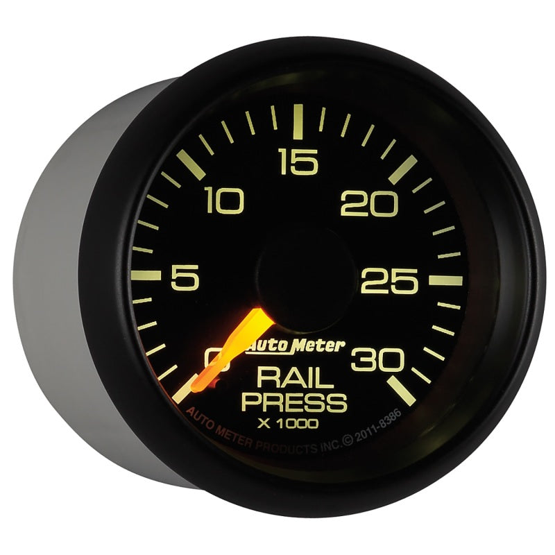 Autometer Factory Match 52.4mm Digital Stepper Motor 0-30,000 PSI Diesel Fuel Rail Pressure Gauge - My Store