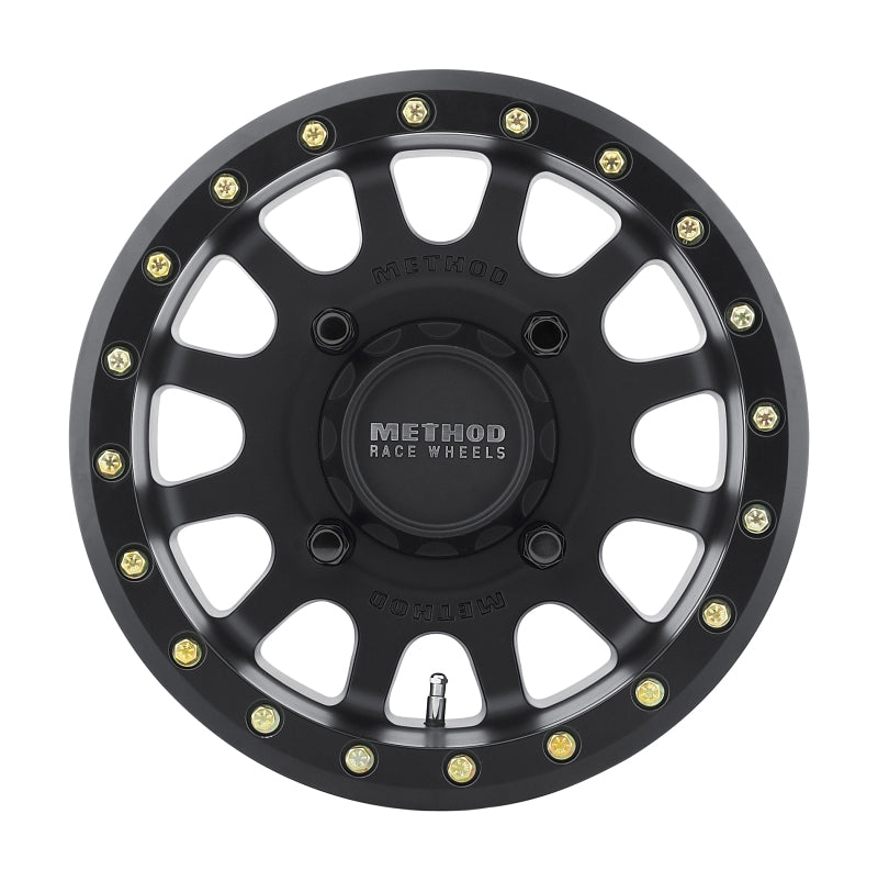 Method Mr401 UTV Beadlock 14x7 5+2/+38mm Offset 4x136 106mm CB Matte Black w/BH-H20875 Wheel - Mammoth Racing -