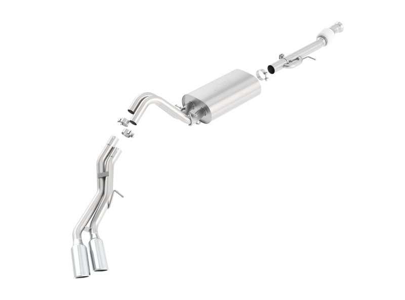 Borla 15-16 Cadillac Escalade ESV 6.2L Auto Trans Dual Round Rolled Truck Side Exit Catback Exhaust - My Store