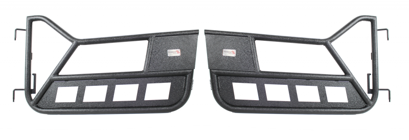 Fishbone Offroad 97-06 Jeep Wrangler TJ Front Tube Doors - Black Textured Powdercoat Steel - My Store