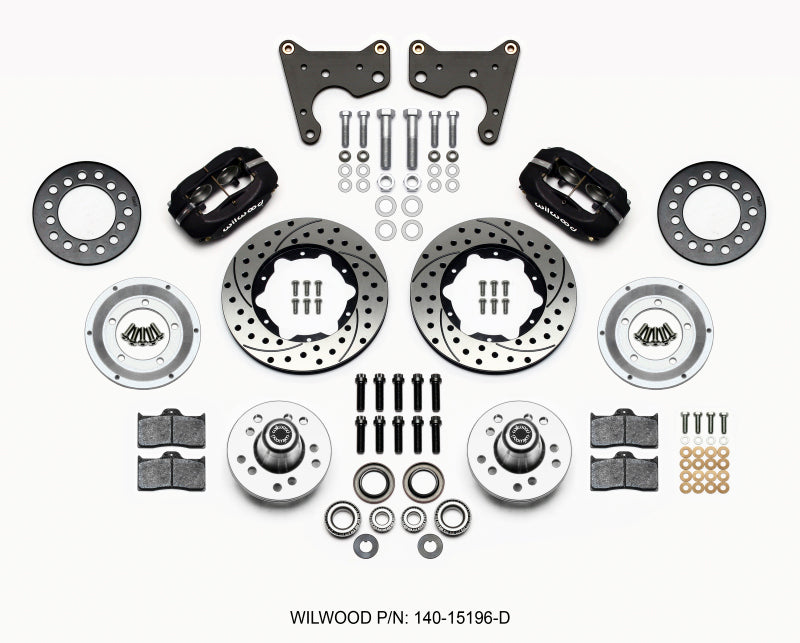 Wilwood Forged Dynalite Front Kit 11.00in Drilled 65-72 CDP C Body -Drum - My Store