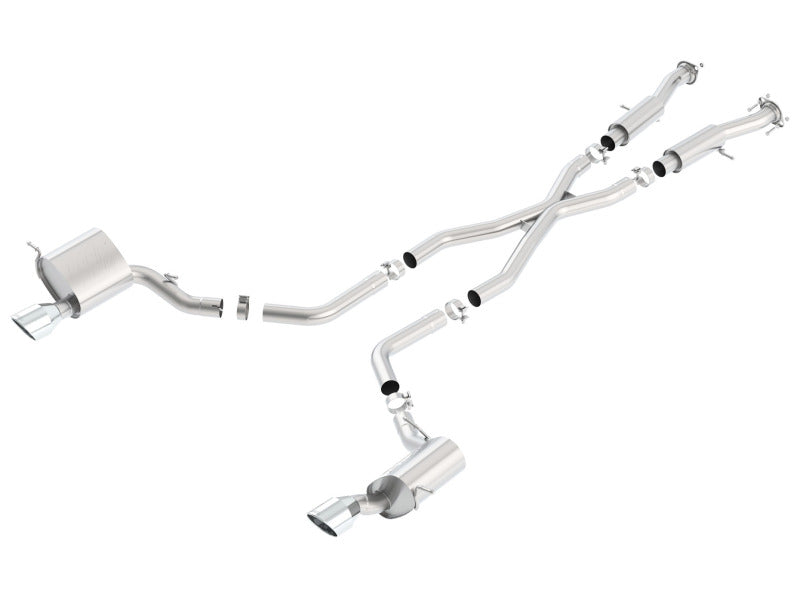 Borla 2015 Jeep Grand Cherokee SRT8 ATAK Dual Round Rolled Exit Catback Exhaust - My Store