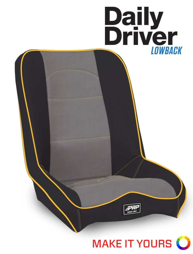PRP Daily Driver Low Back Suspension Seat - Mammoth Racing -