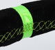 NRG Reinforced Steering Wheel 350mm/3in. Deep Blk Suede/ Neon Green Stitch w/5mm Matte Black Spoke - My Store
