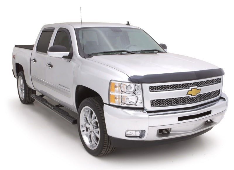 Lund 01-13 Chevy Silverado 1500 Crew Cab 5in. Oval Straight SS Nerf Bars - Polished - My Store