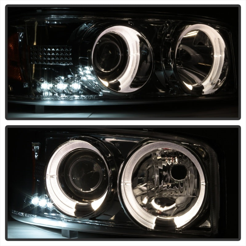 Spyder GMC Sierra 1500/2500/3500 99-06 Projector Headlights LED Halo LED Chrome PRO-YD-CDE00-HL-C - Mammoth Racing -