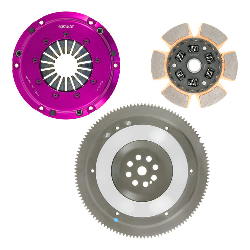 Exedy 1992-1993 Acura Integra L4 Hyper Single Clutch Sprung Center Disc Push Type Cover - Mammoth Racing -