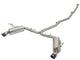 aFe POWER Takeda 16-17 Honda Civic I4-1.5L (t) 2.5-2.25in 304 SS CB Dual-Exit Exhaust Blue Tips - My Store