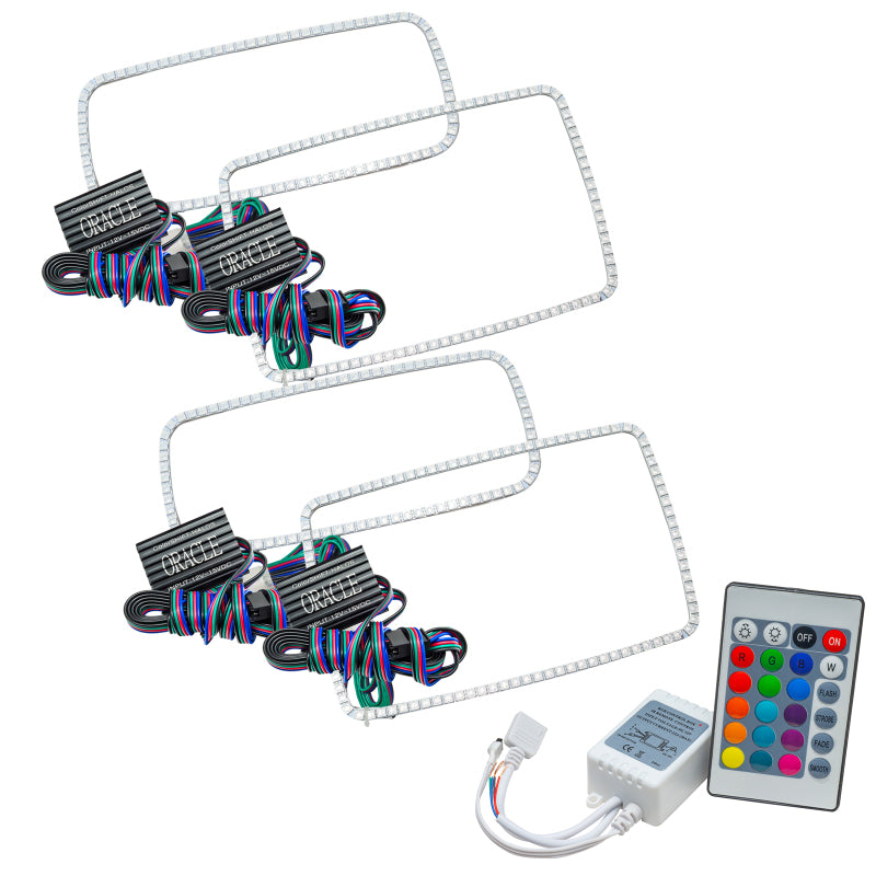 Oracle Ford F250 08-10 Halo Kit - ColorSHIFT w/ Simple Controller - Mammoth Racing -